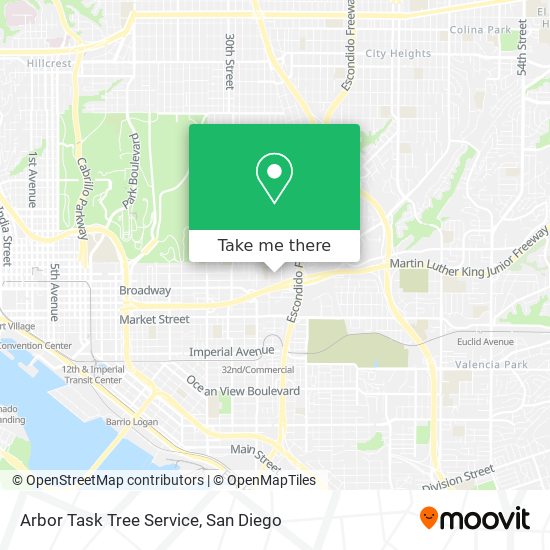 Mapa de Arbor Task Tree Service