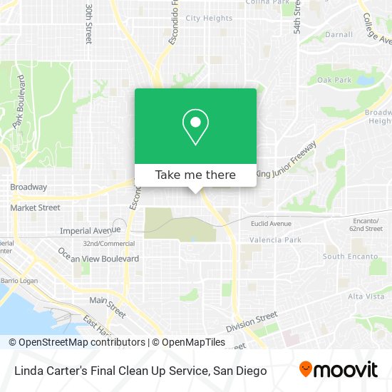 Linda Carter's Final Clean Up Service map