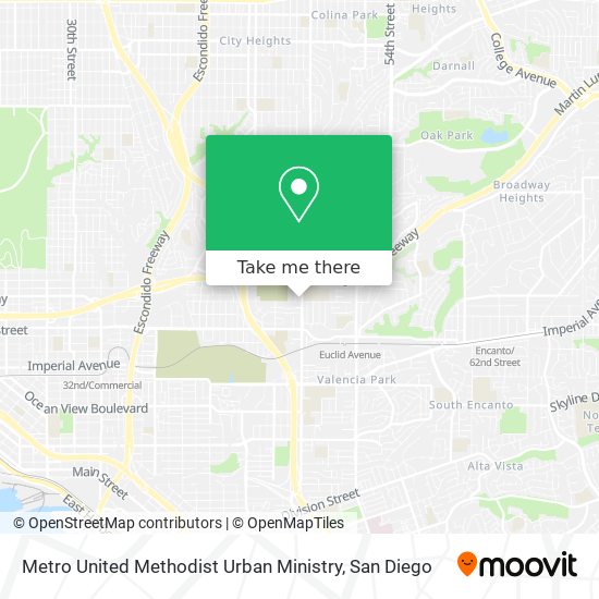 Metro United Methodist Urban Ministry map