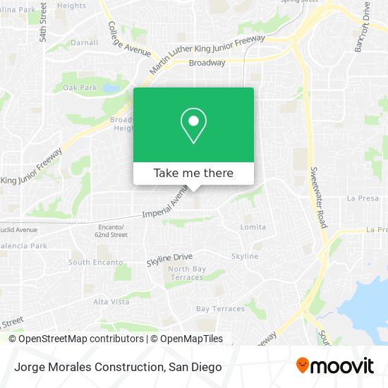 Mapa de Jorge Morales Construction