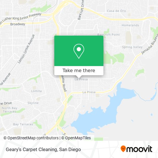 Mapa de Geary's Carpet Cleaning