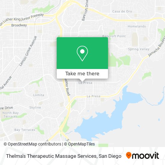 Mapa de Thelma's Therapeutic Massage Services