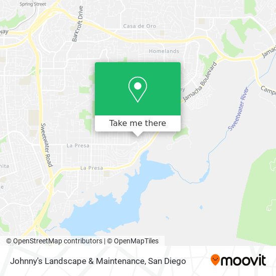 Johnny's Landscape & Maintenance map