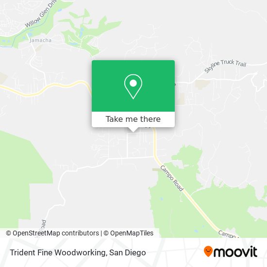 Trident Fine Woodworking map
