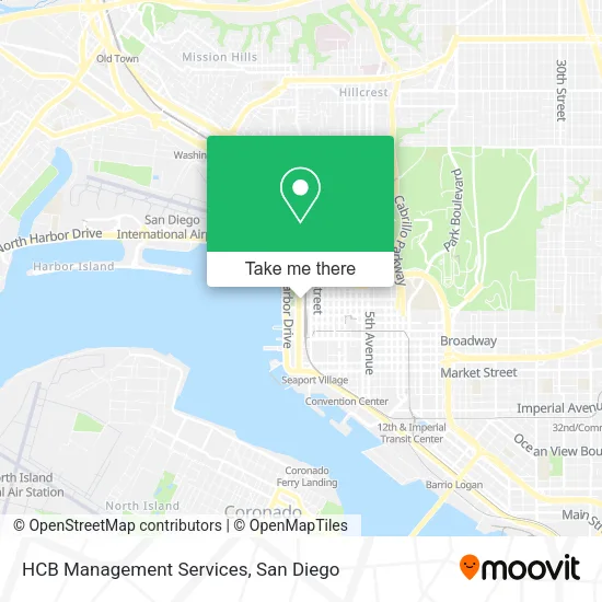 HCB Management Services map