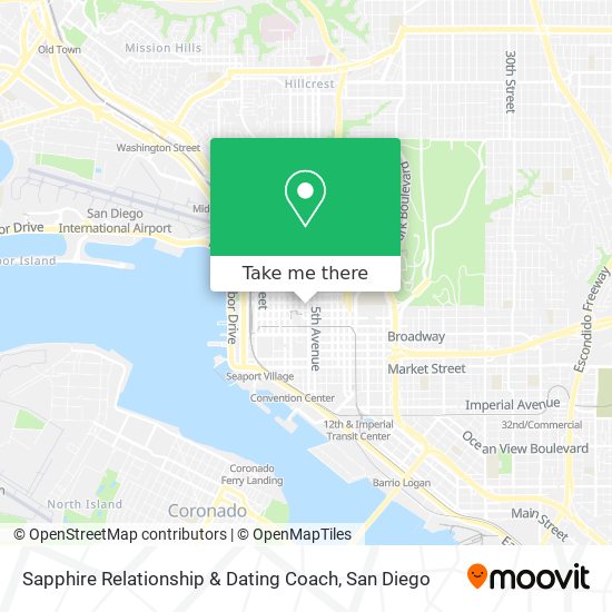Sapphire Relationship & Dating Coach map