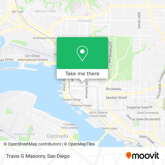 Travis G Masonry map