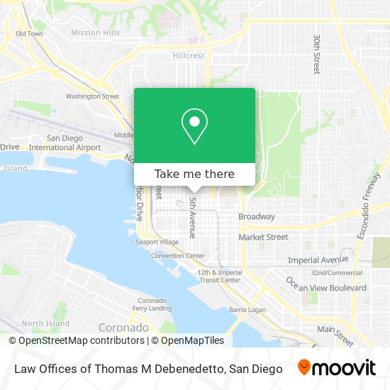 Law Offices of Thomas M Debenedetto map