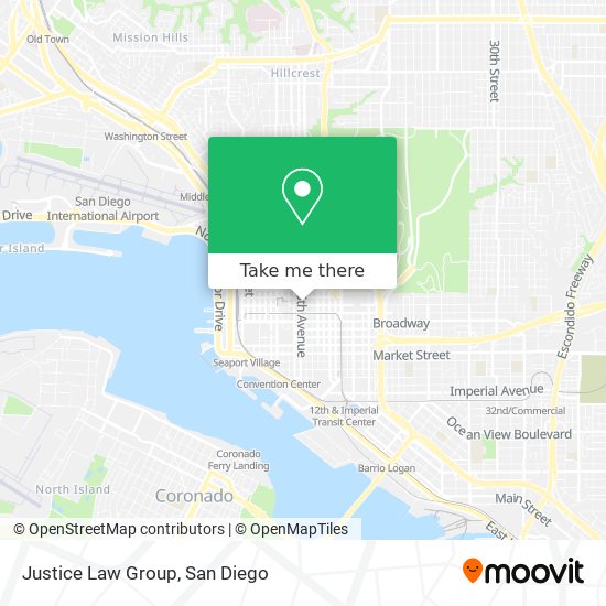 Justice Law Group map