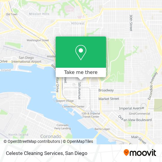 Celeste Cleaning Services map