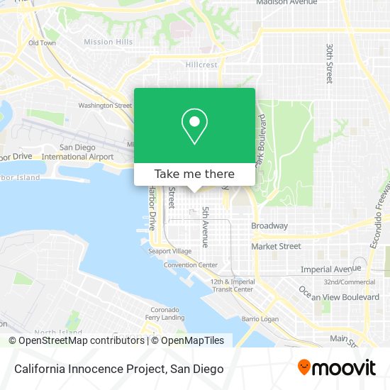 Mapa de California Innocence Project