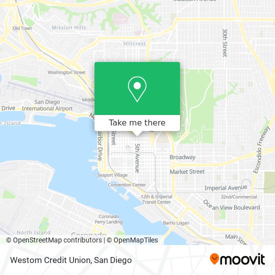 Westom Credit Union map