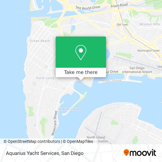 Aquarius Yacht Services map