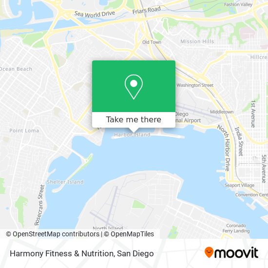 Mapa de Harmony Fitness & Nutrition