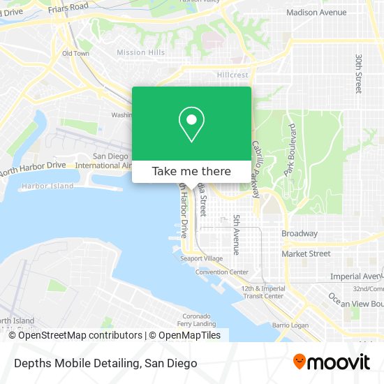 Depths Mobile Detailing map