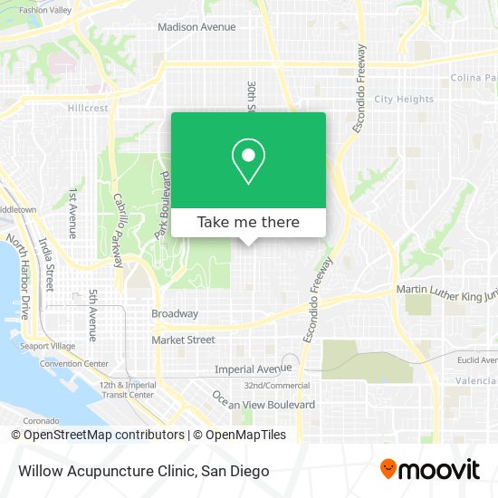 Willow Acupuncture Clinic map