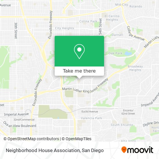 Neighborhood House Association map