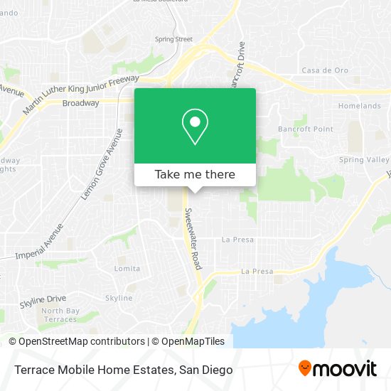 Mapa de Terrace Mobile Home Estates