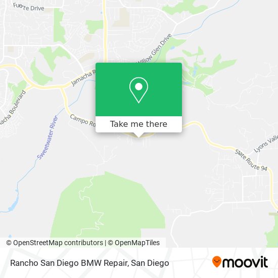 Mapa de Rancho San Diego BMW Repair