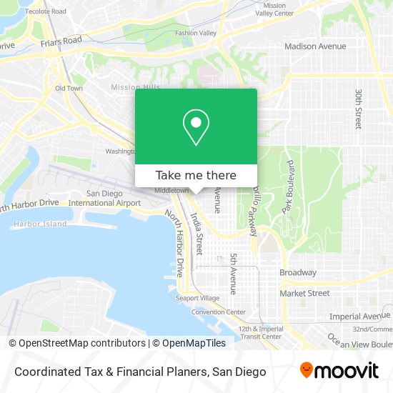 Mapa de Coordinated Tax & Financial Planers