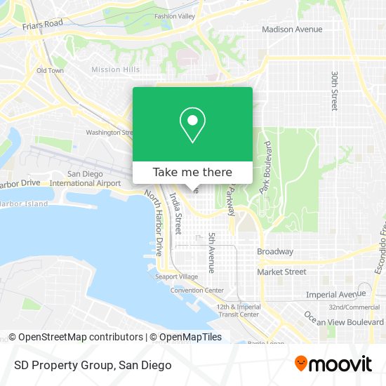 SD Property Group map