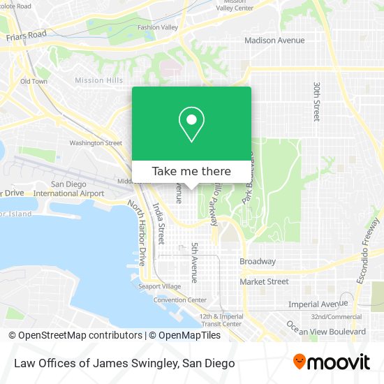 Mapa de Law Offices of James Swingley