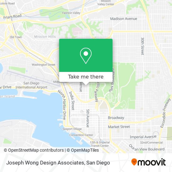 Mapa de Joseph Wong Design Associates