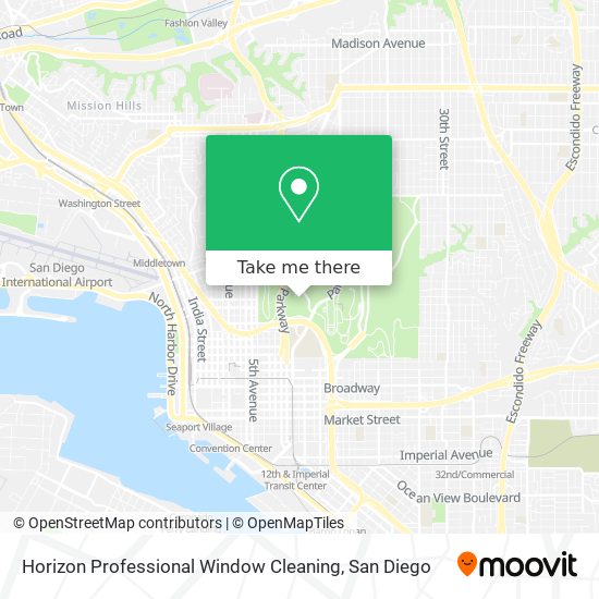 Mapa de Horizon Professional Window Cleaning