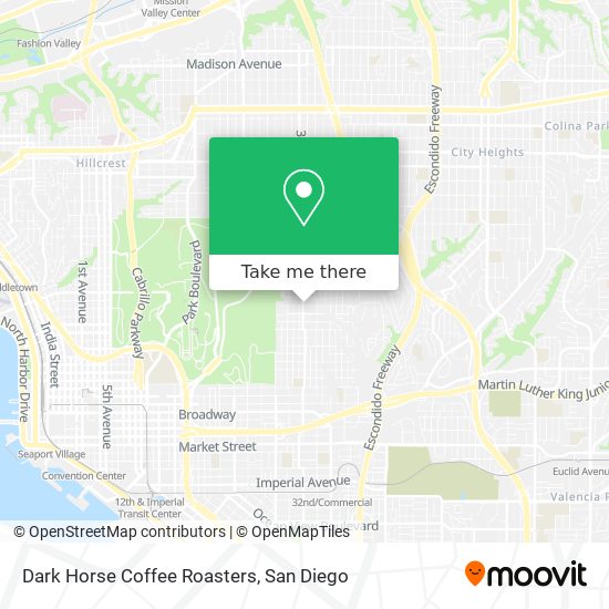 Mapa de Dark Horse Coffee Roasters