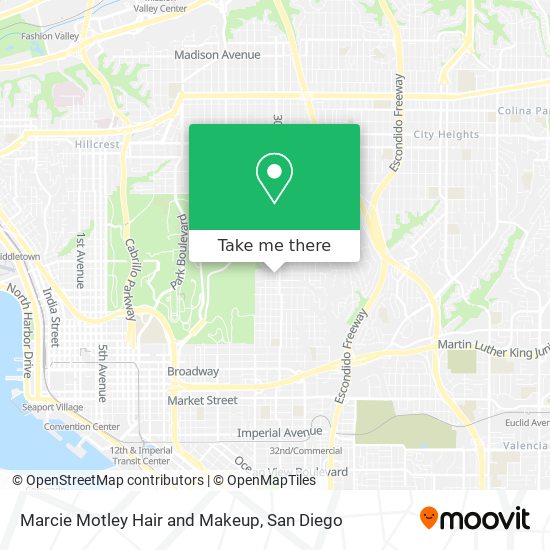 Marcie Motley Hair and Makeup map