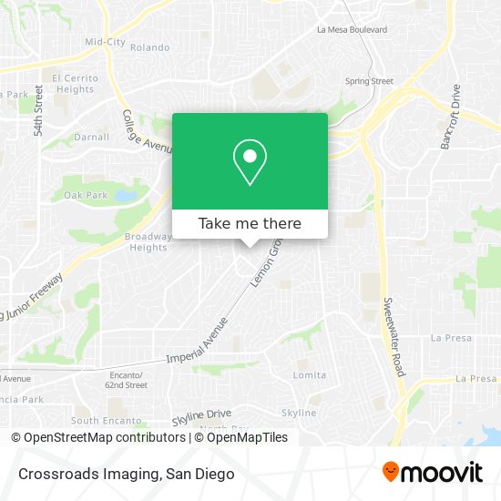 Crossroads Imaging map