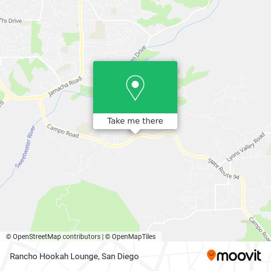 Rancho Hookah Lounge map