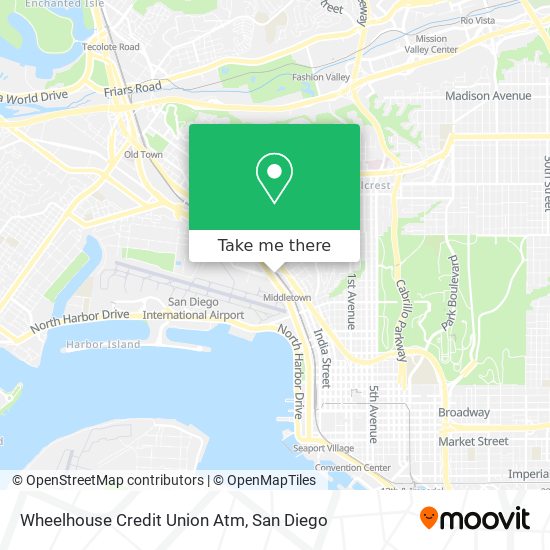 Mapa de Wheelhouse Credit Union Atm