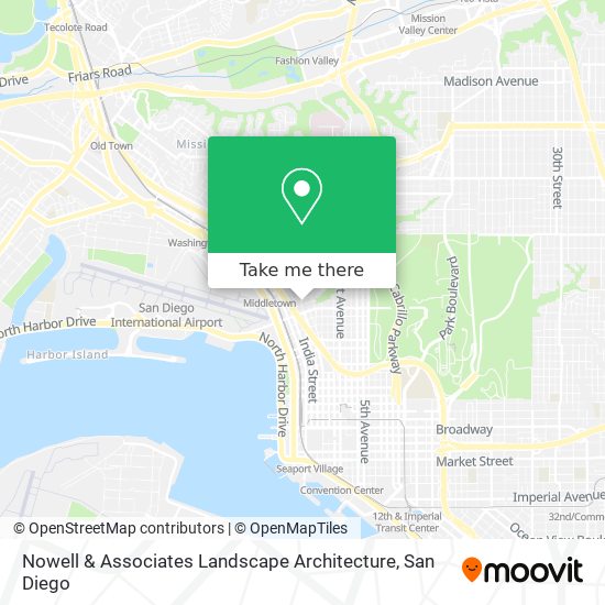 Nowell & Associates Landscape Architecture map