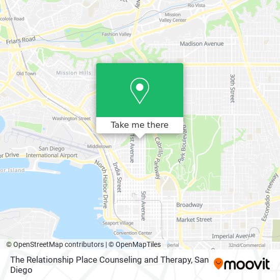 The Relationship Place Counseling and Therapy map