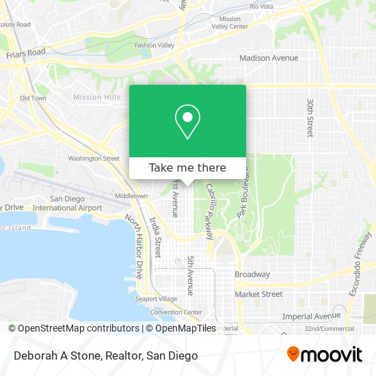 Deborah A Stone, Realtor map