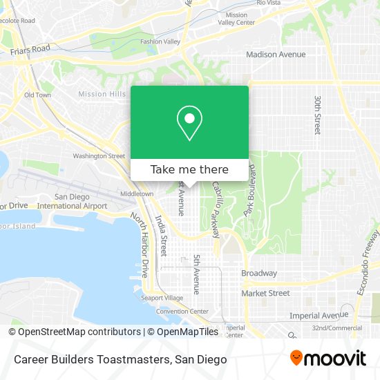 Career Builders Toastmasters map