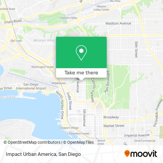 Mapa de Impact Urban America