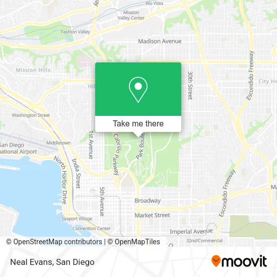 Neal Evans map