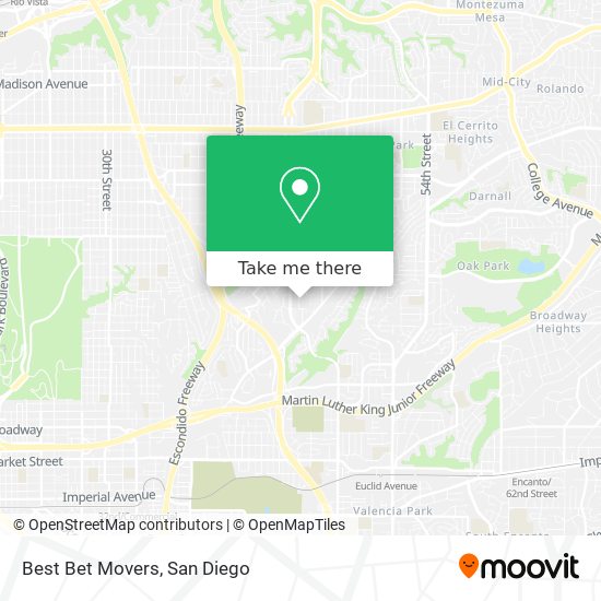 Best Bet Movers map