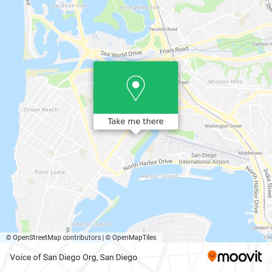 Mapa de Voice of San Diego Org