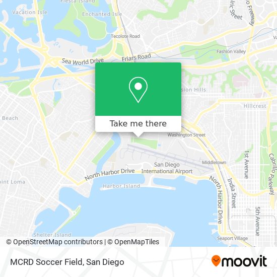 Mapa de MCRD Soccer Field