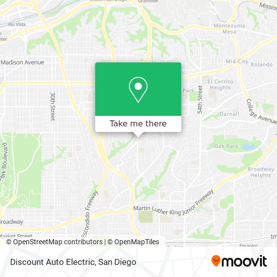 Mapa de Discount Auto Electric