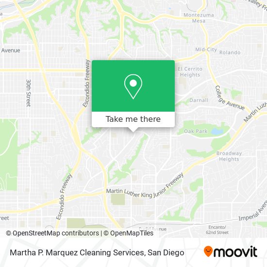 Mapa de Martha P. Marquez Cleaning Services