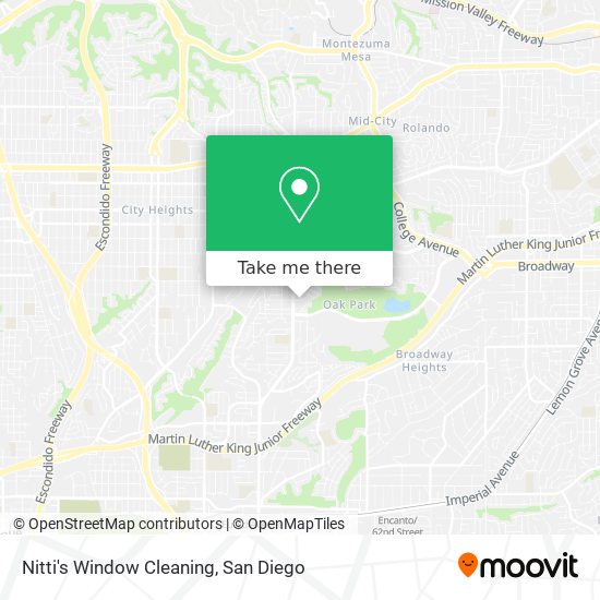 Nitti's Window Cleaning map