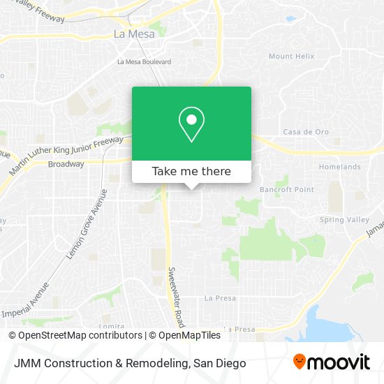 JMM Construction & Remodeling map