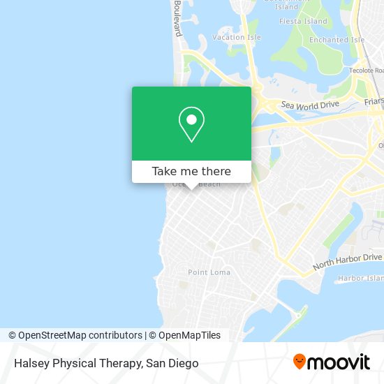 Halsey Physical Therapy map