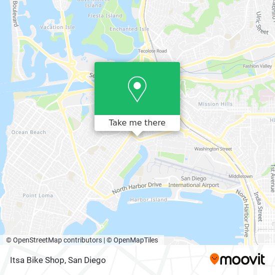Mapa de Itsa Bike Shop