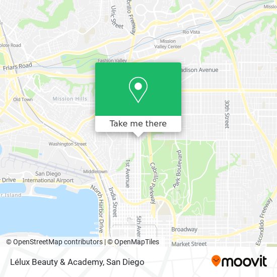 Lélux Beauty & Academy map
