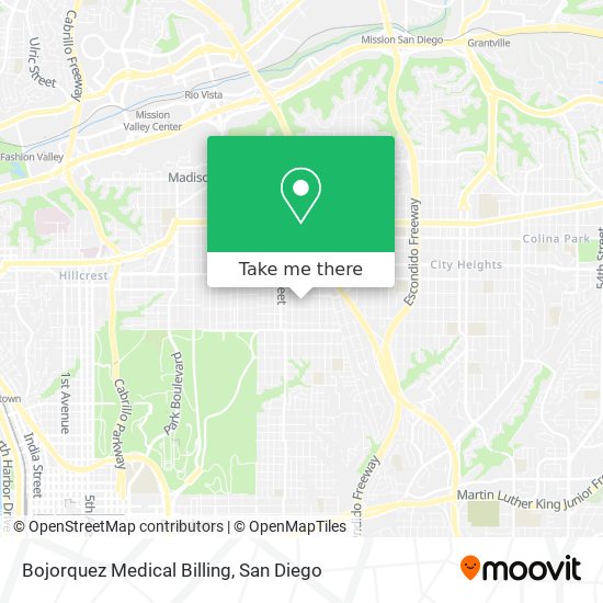Bojorquez Medical Billing map